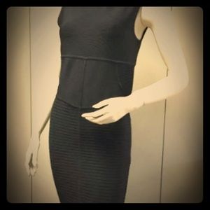 BCBG Maxazria Black Bandage Bodycon Dress